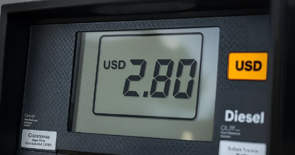 Consumo energético y precio del diésel en Ecuador 2025